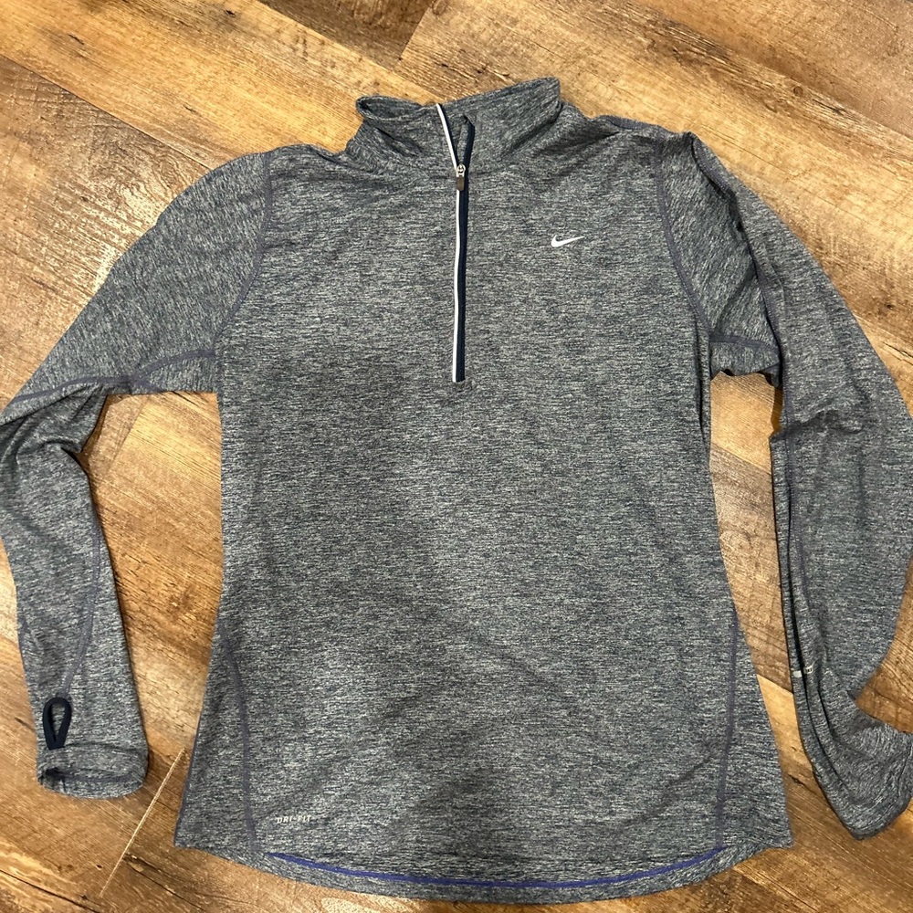 Nike Dri-FIT Heathered Gray Pullover